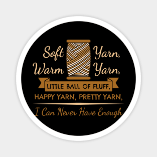 SOFT YARN WARM YARN LITTLE BALL OF FLUFF Magnet